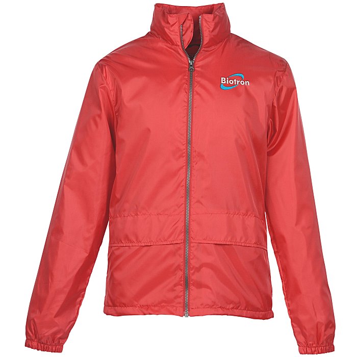 Red Windbreaker Jacket - Jackets