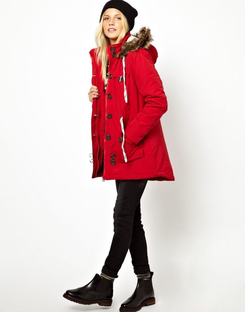 Red Winter Jacket Jackets