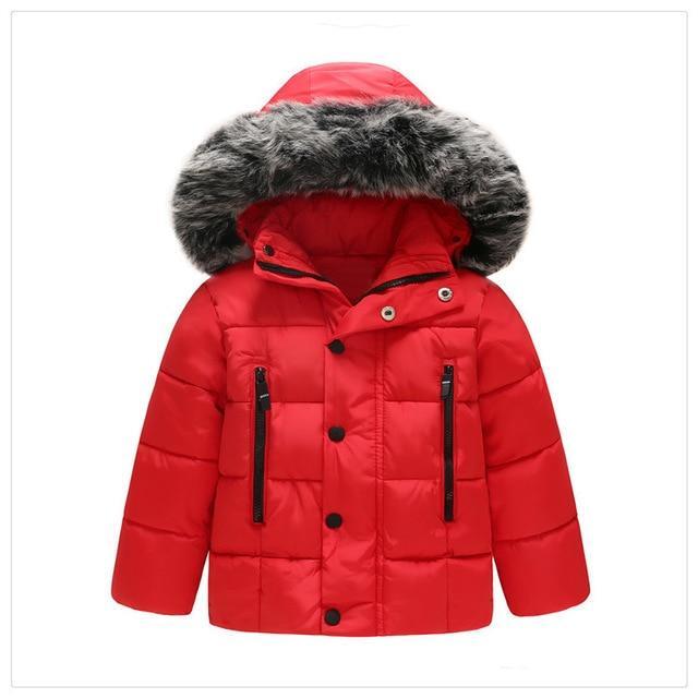 Red Winter Jacket - Jackets