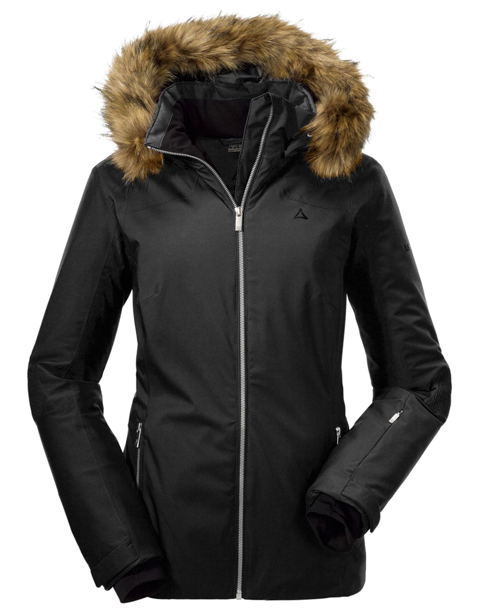 black ski coat womens