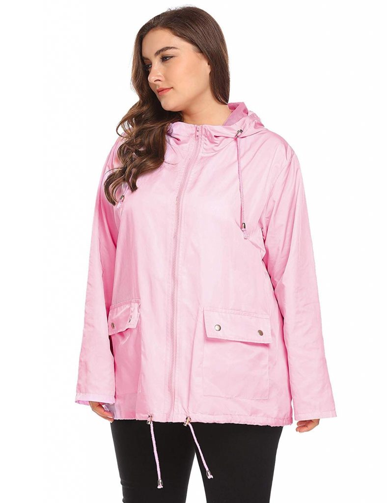 Plus Size Windbreaker Jacket Jackets