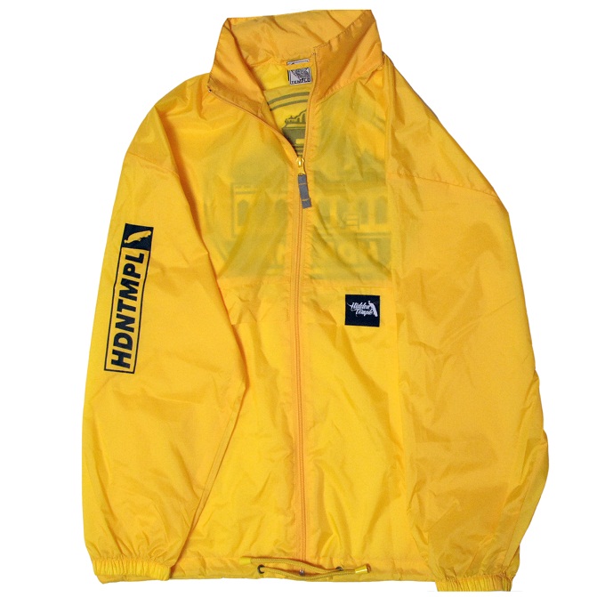 Yellow Windbreaker Jacket - Jackets