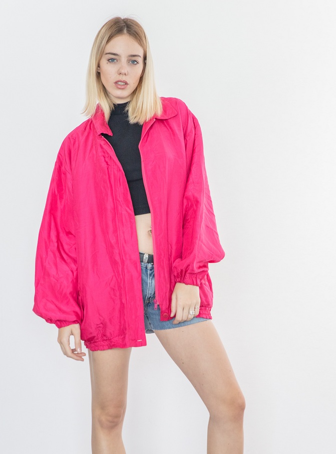 Pink Bomber Jacket - Jackets