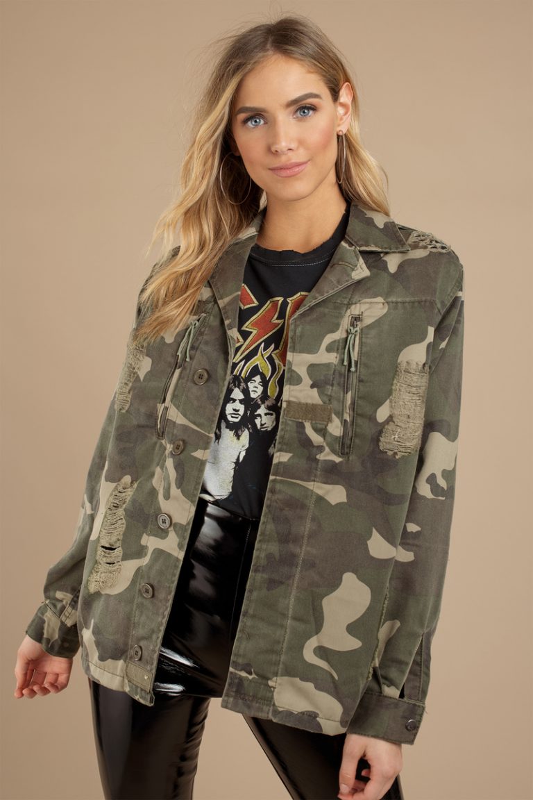 grey camo jean jacket