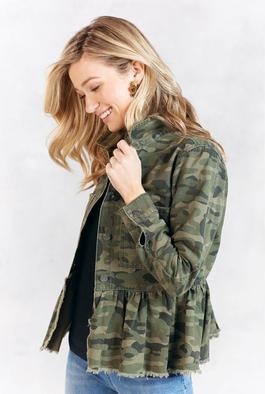 Camo Jean Jacket - Jackets