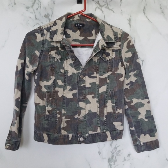 Camo Jean Jacket - Jackets