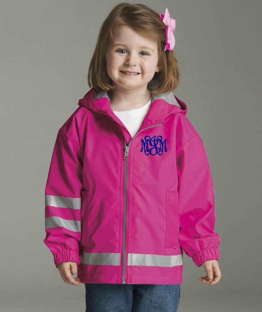 Monogrammed Rain Jacket Jackets