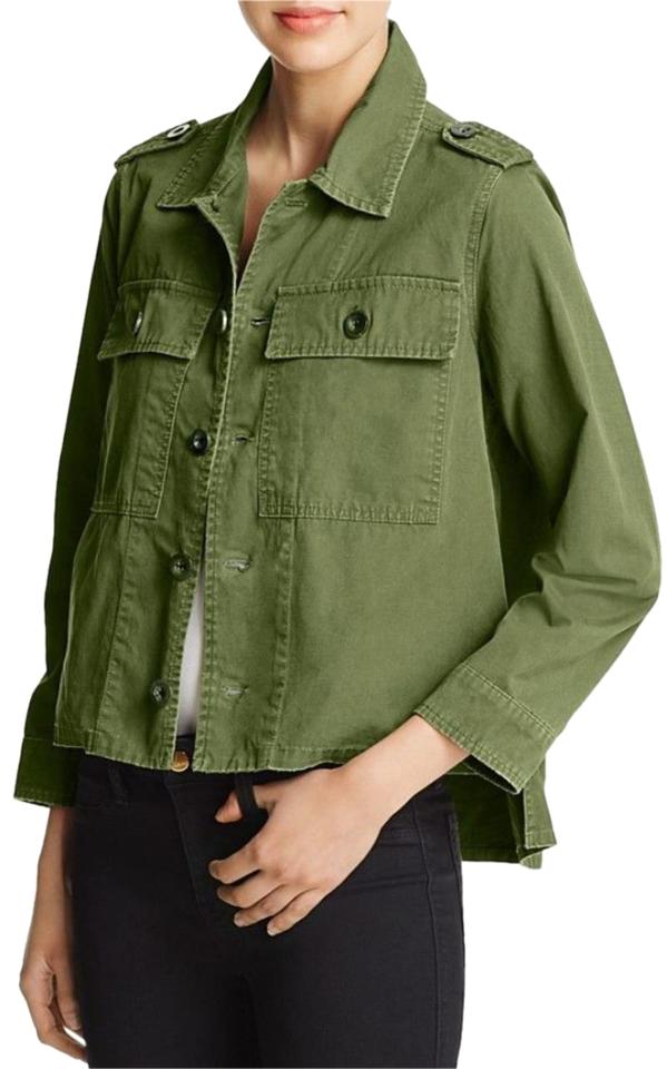 Green Jean Jacket Jackets