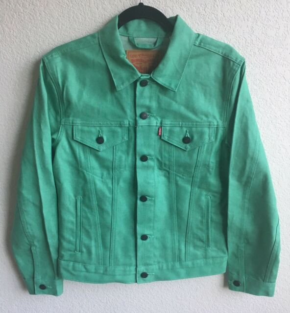 Green Jean Jacket Jackets