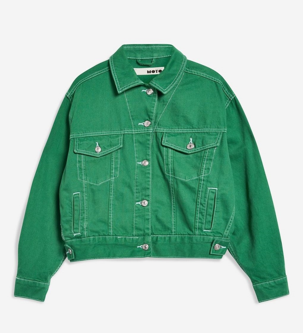 Green Jean Jacket - Jackets