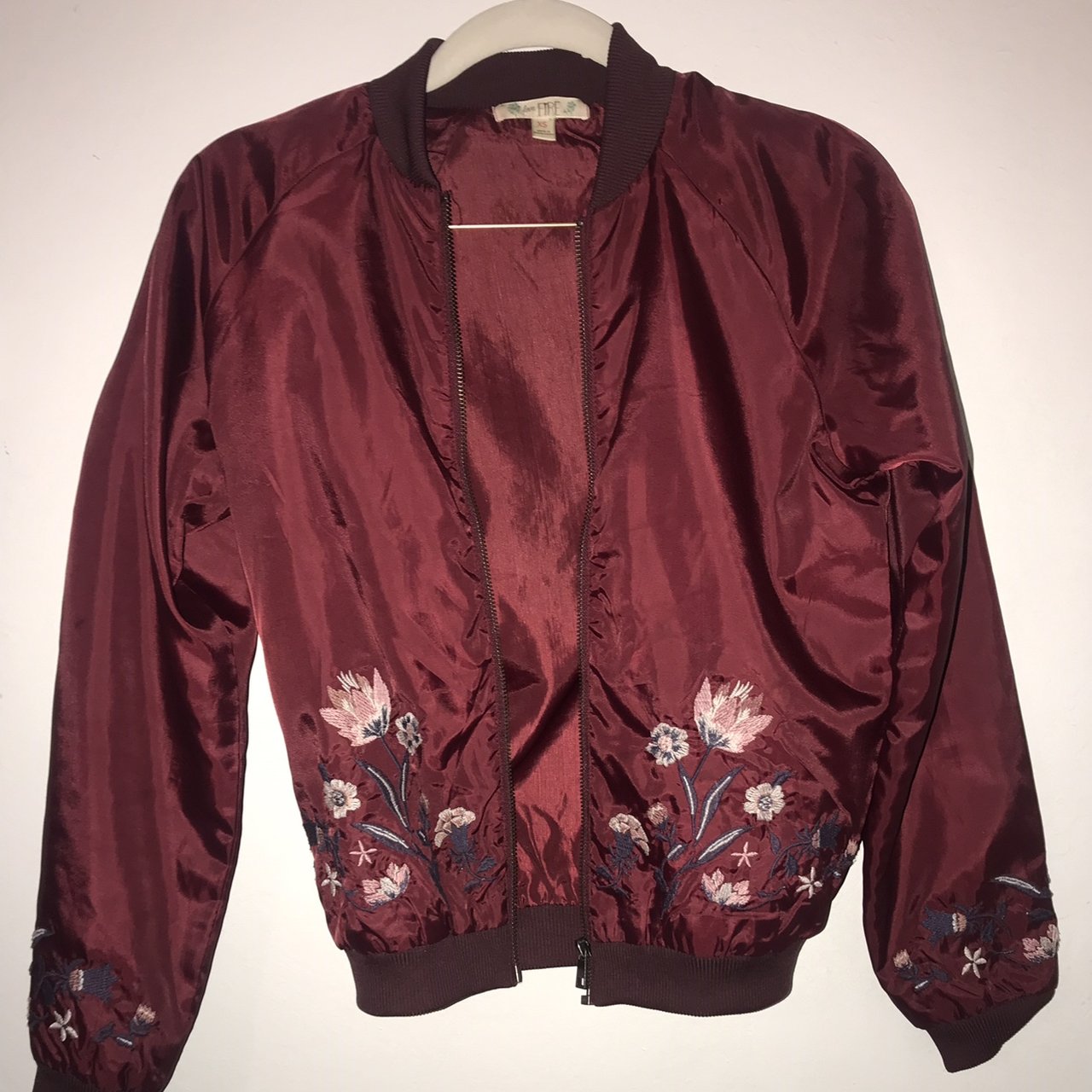 Maroon Bomber Jacket Jackets