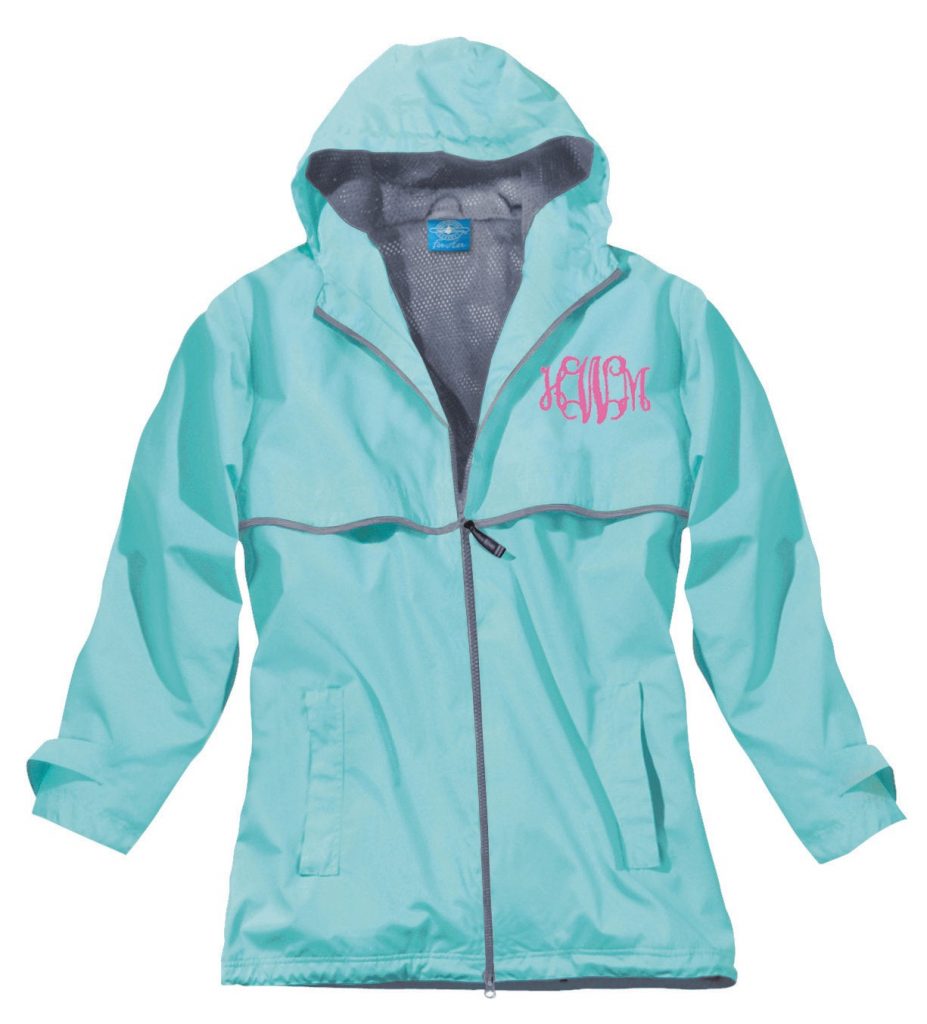 Monogrammed Rain Jacket Jackets