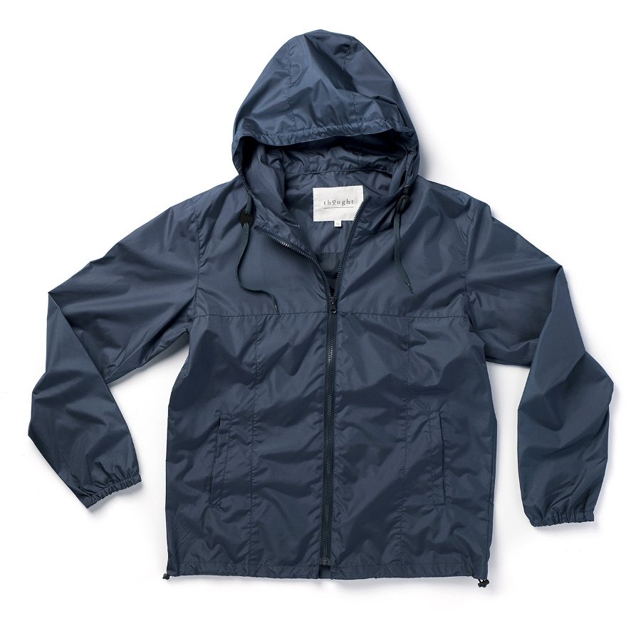 Navy Rain Jacket - Jackets