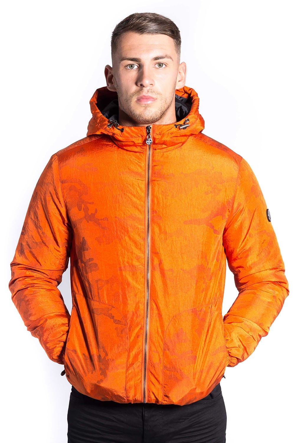 Orange Down Jacket  Jackets 