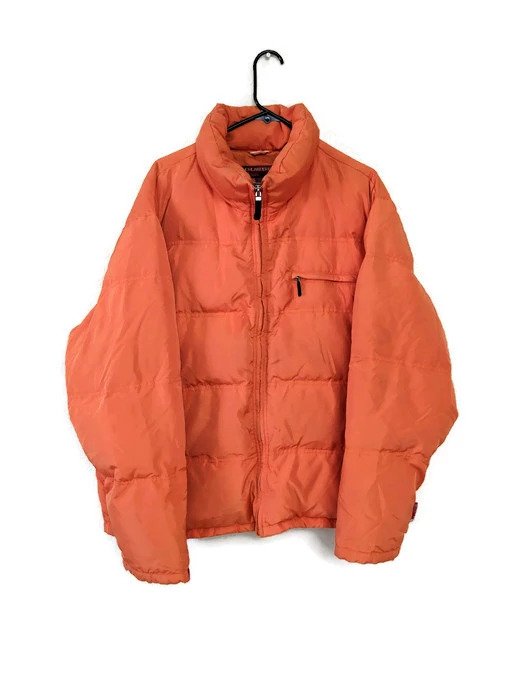 Orange Down Jacket - Jackets