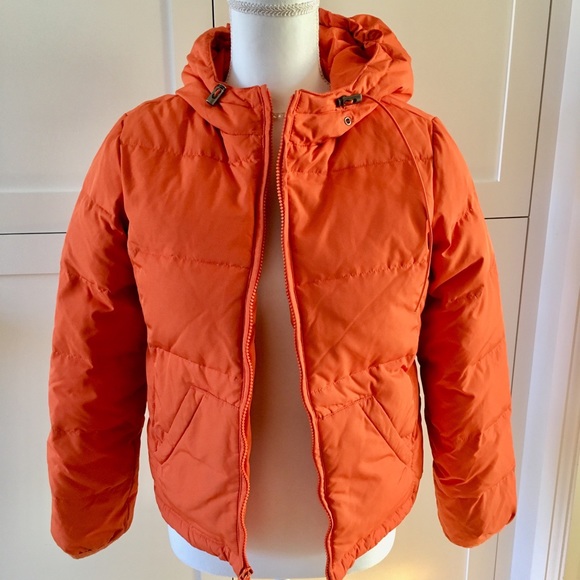 Orange Down Jacket - Jackets