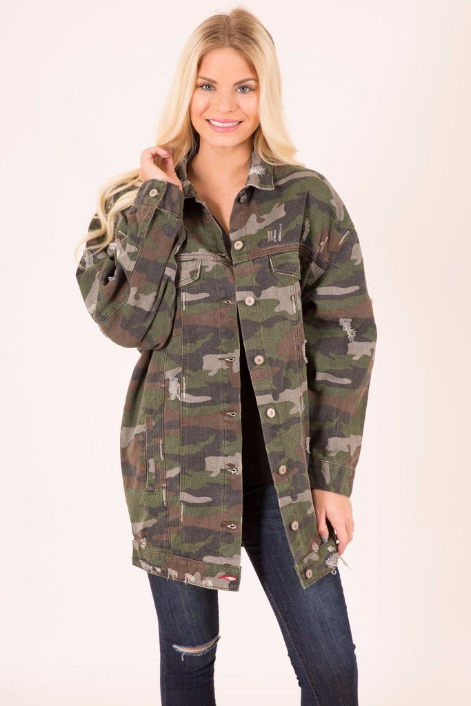 Camo Jean Jacket - Jackets