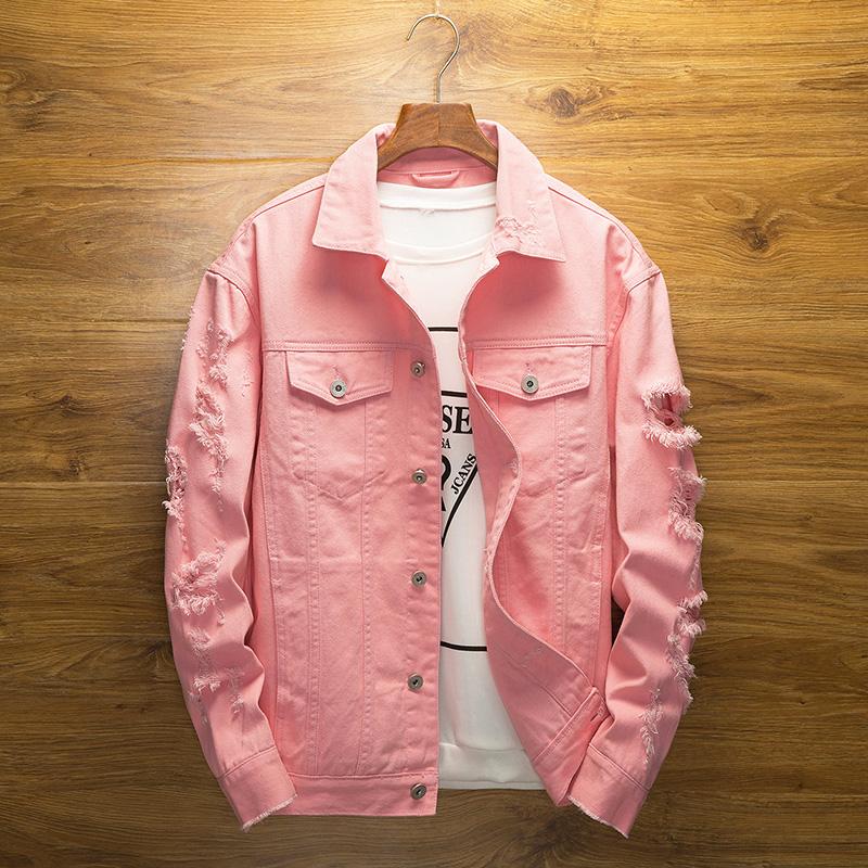 Pink Jean Jacket - Jackets