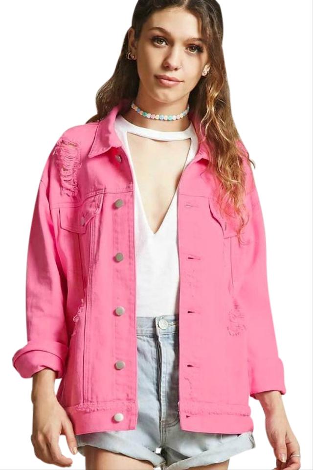 Pink Jean Jacket - Jackets