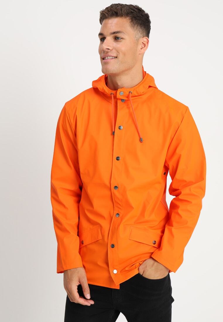 Orange Rain Jacket Jackets
