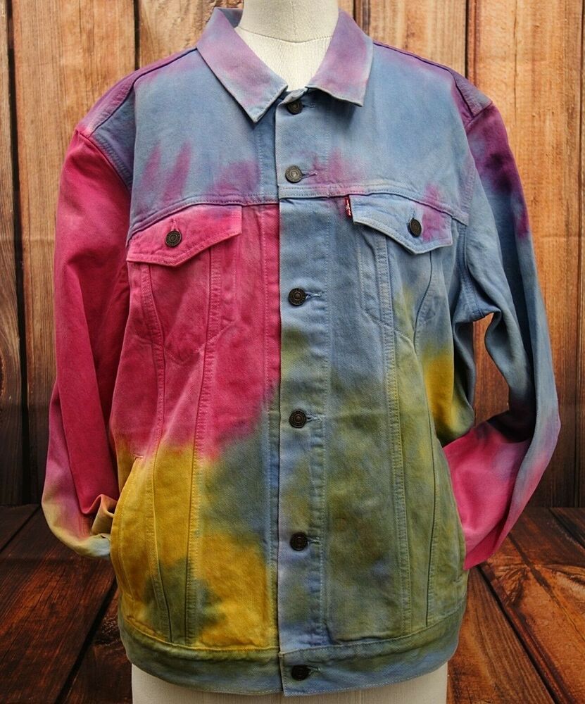 Tie Dye Jean Jacket - Jackets