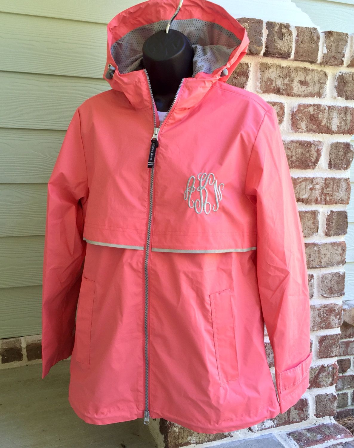 Monogrammed Rain Jacket Jackets
