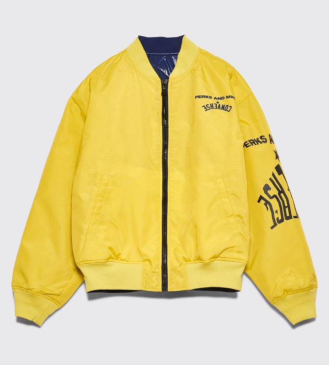 Yellow Bomber Jacket - Jackets