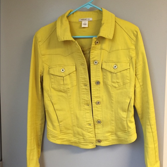 Yellow Jean Jacket - Jackets