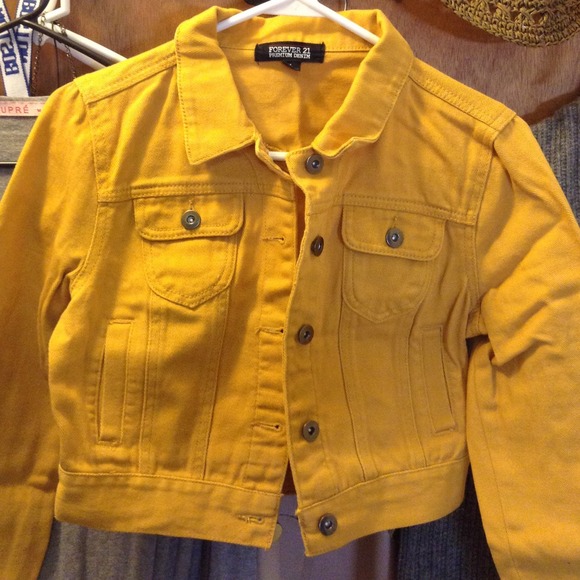 Yellow Jean Jacket - Jackets