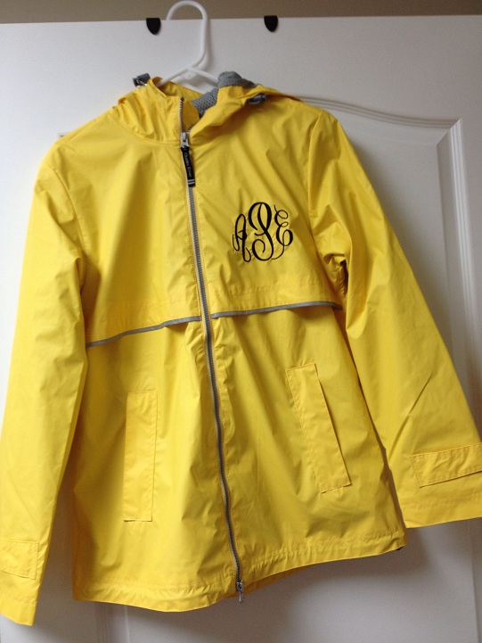 Monogrammed Rain Jacket Jackets