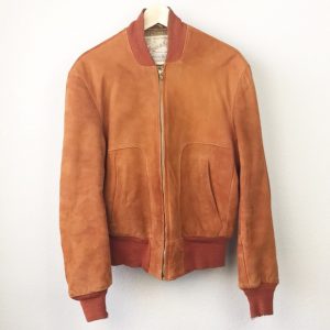 Orange Bomber Jacket - Jackets