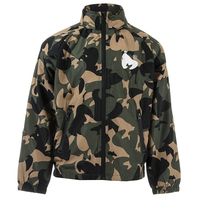 Camo Windbreaker Jacket - Jackets