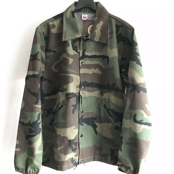 Camo Windbreaker Jacket - Jackets