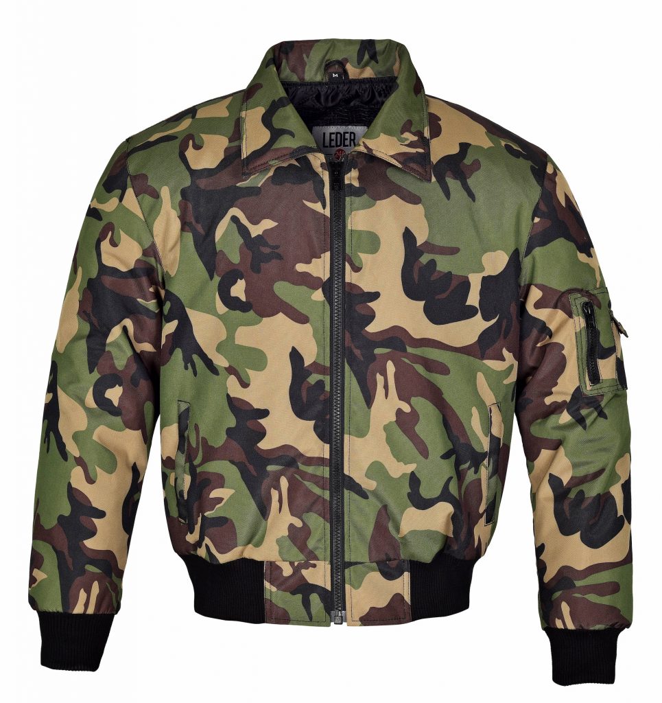 Camo Motorcycle Jacket - Jackets