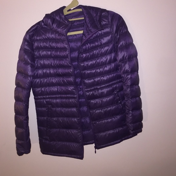 Purple Down Jacket - Jackets