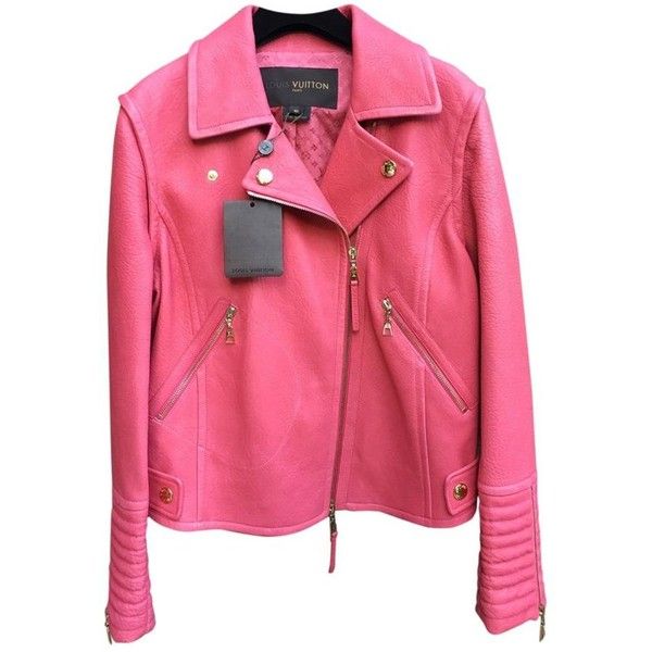 Pink Motorcycle Jacket - Jackets