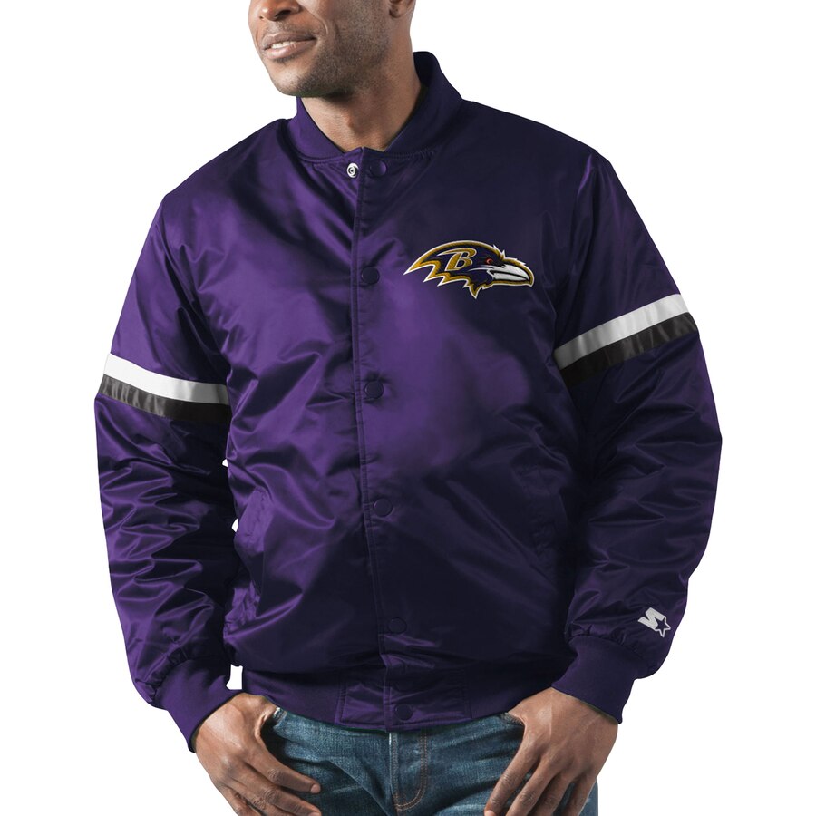 Purple Varsity Jacket - Jackets