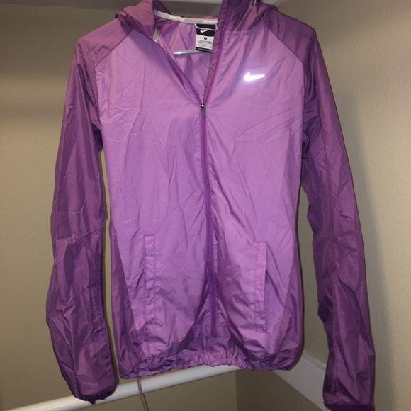 Purple Windbreaker Jacket - Jackets