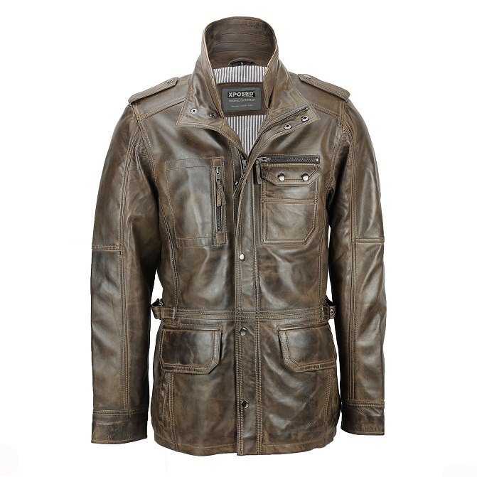 Military Leather Jackets - Jackets