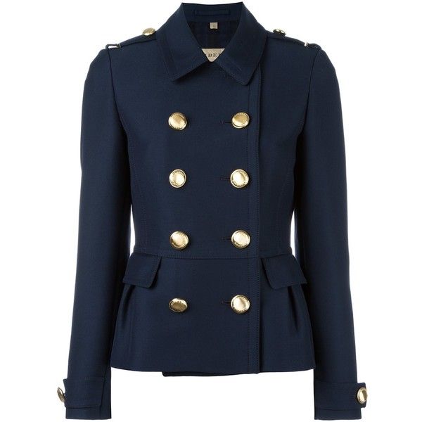 Blue Military Jacket - Jackets