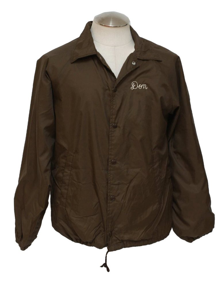 Brown Windbreaker Jacket Jackets